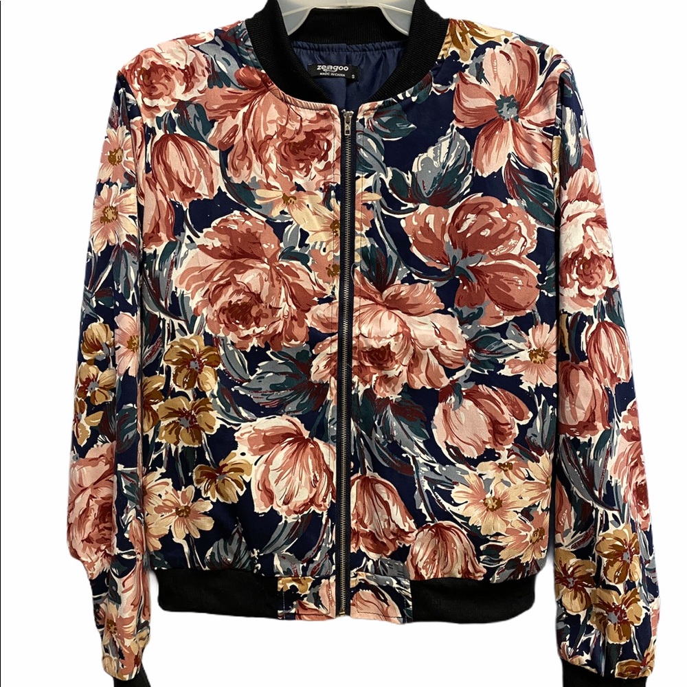 Lightweight Floral Jacket